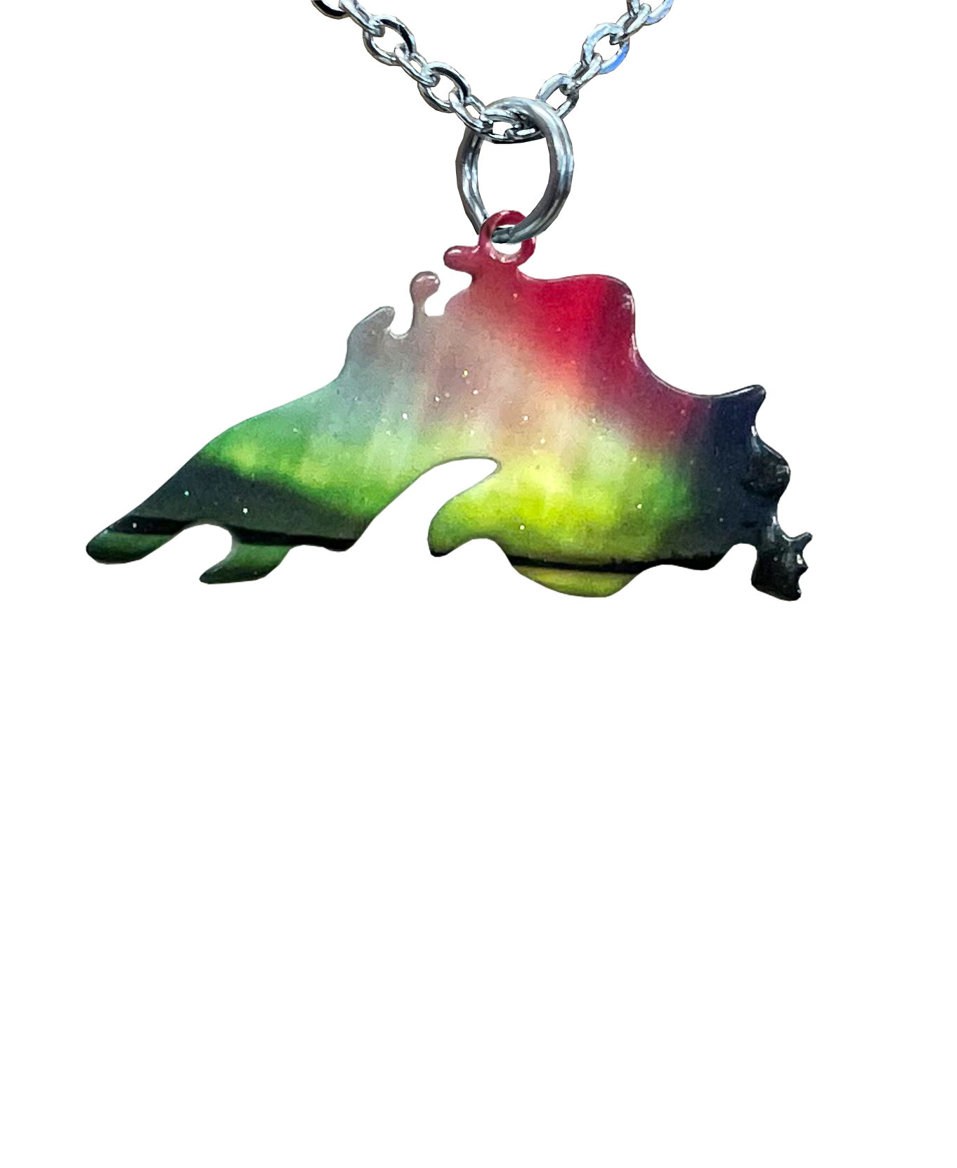 Lake Superior Rainbow, Large Necklace #4308X