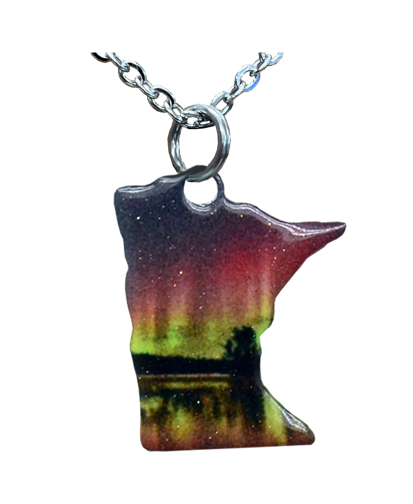 MN, Birch Lake, Large Necklace #4324X