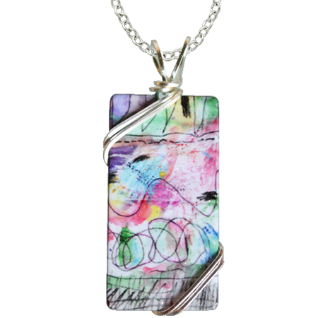 Abstract Earrings #4348X by d'ears