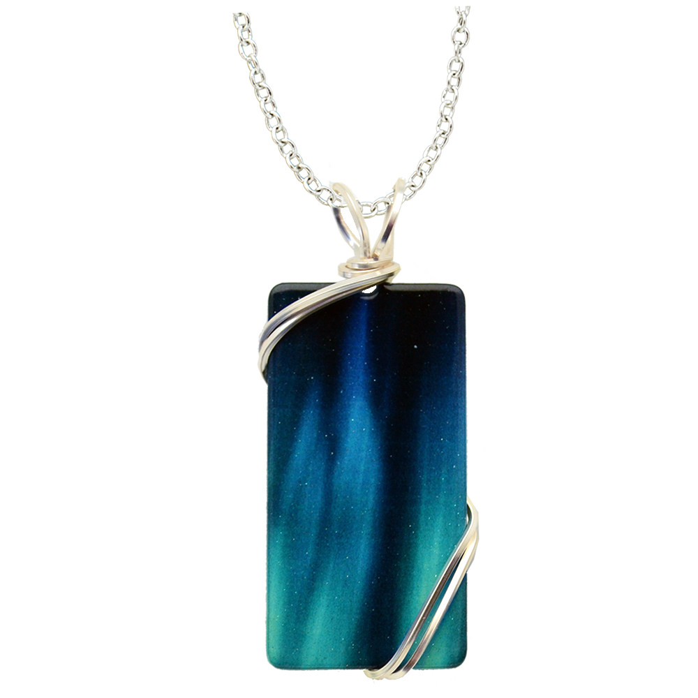 Aurora Rectangle Necklace, Item# 4383X