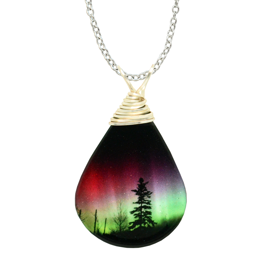 Forest of Lights necklace # 4428X