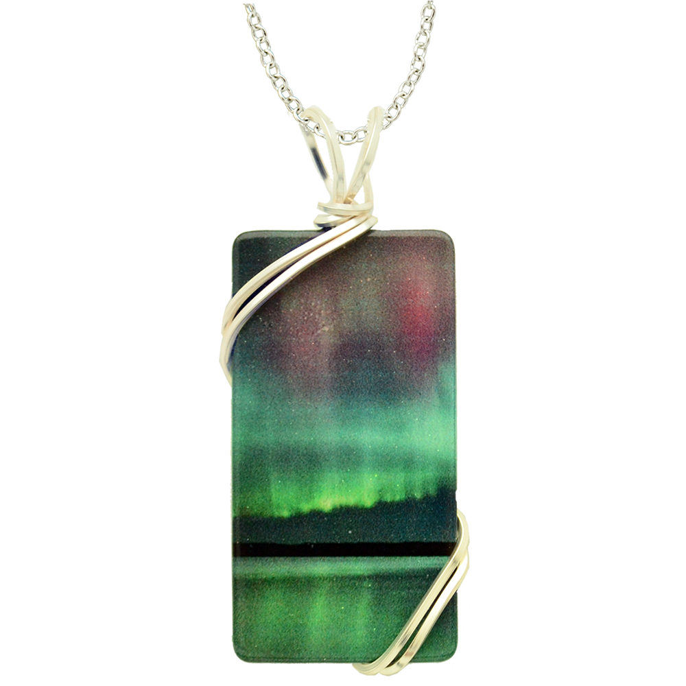Border Patrol Rectangle Necklace, Item# 4433X