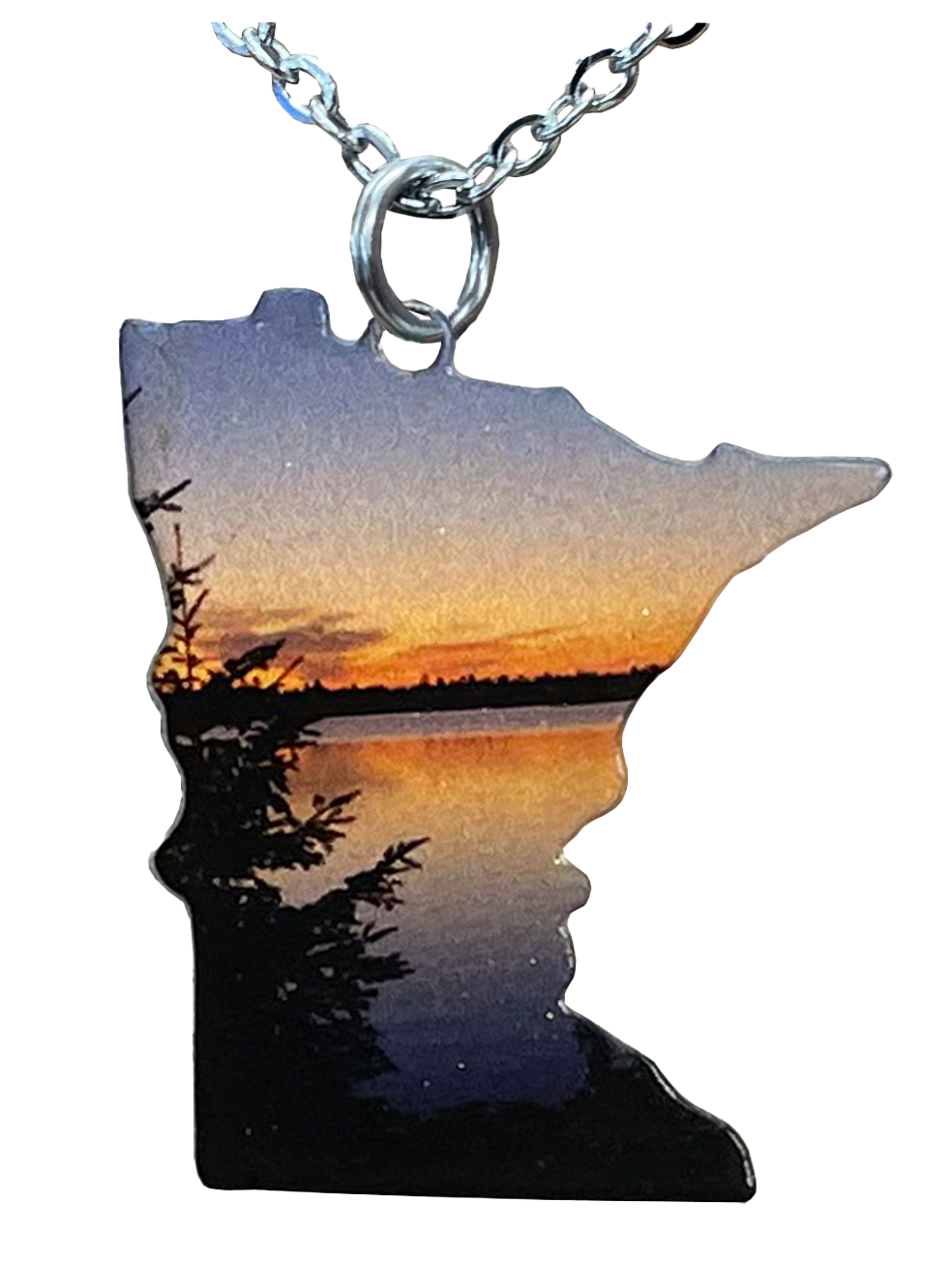 MN, Blue Sunset, Small Necklace #4500X