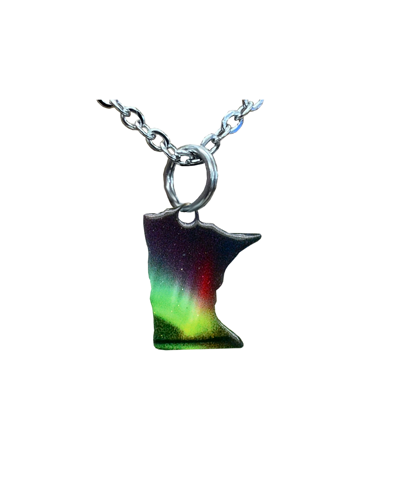 MN, Small, Rainbow, Necklace #4542X