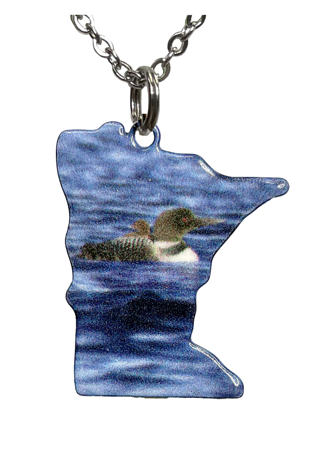 MN, Loon, Small Necklace #4547X