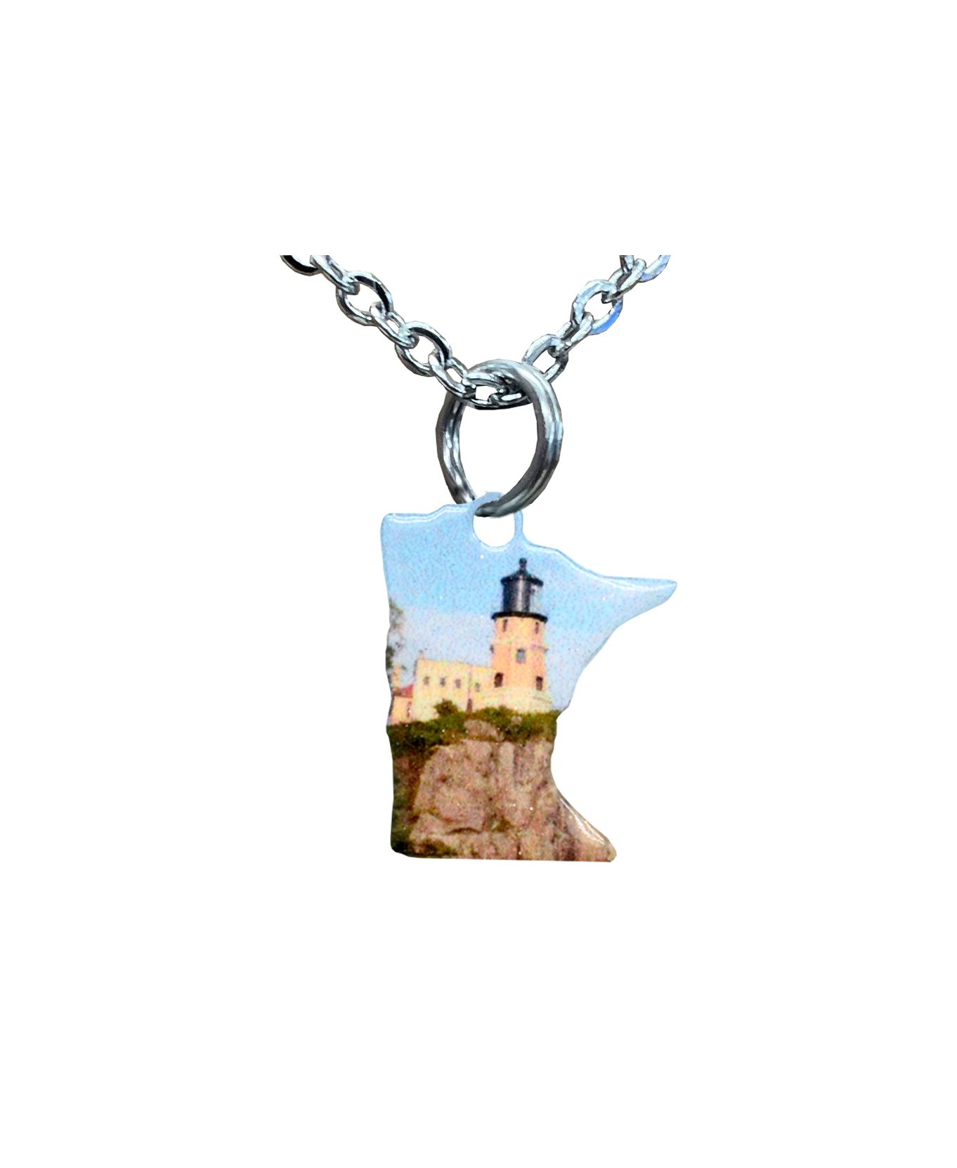 MN, Split Rock Lighthouse, Small Necklace #4548X