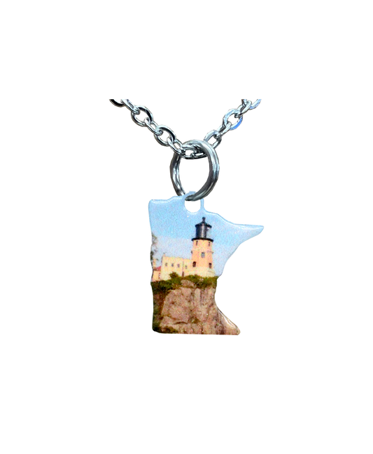 MN, Split Rock Lighthouse, Small Necklace #4548X