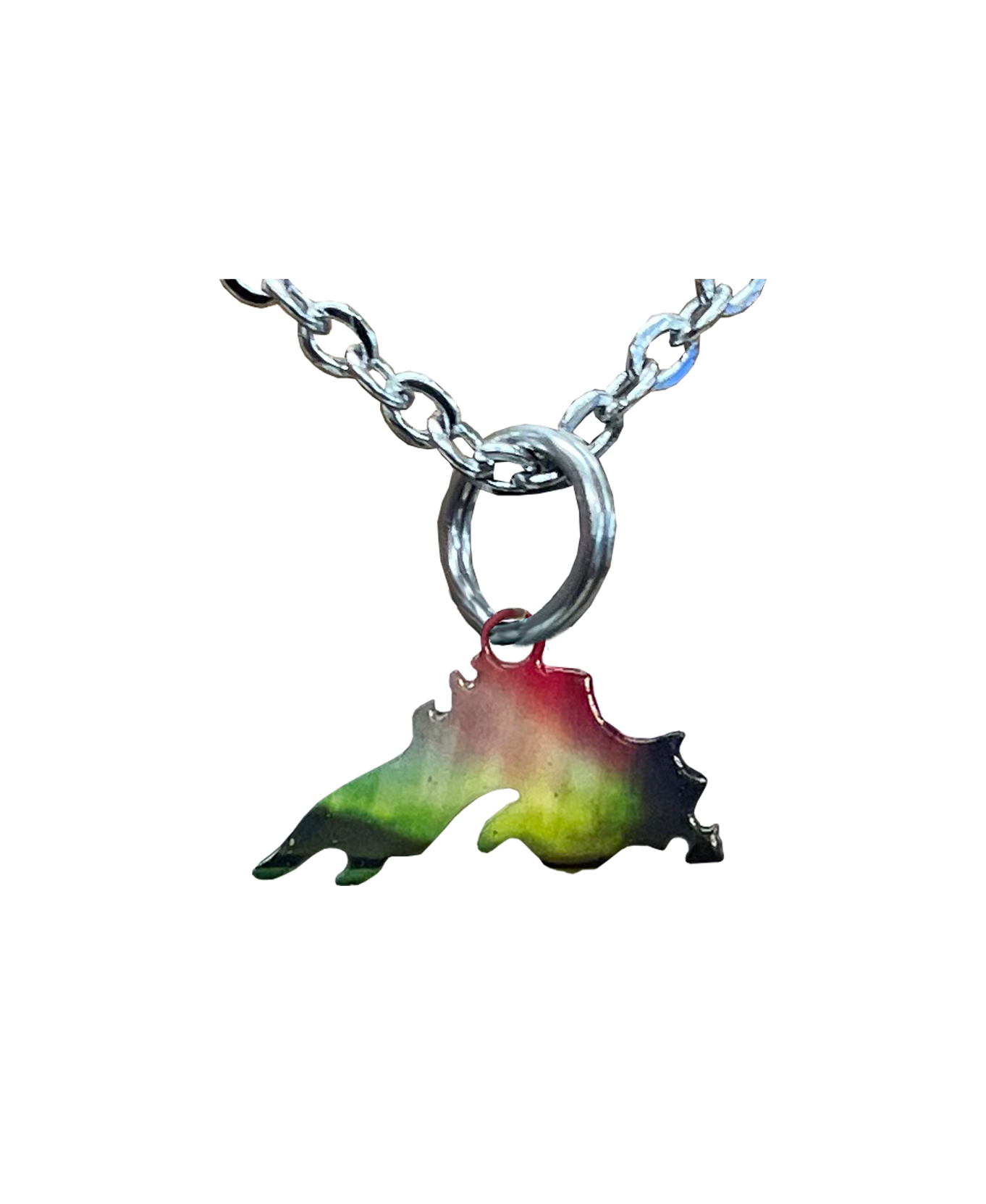 Lake Superior Rainbow, Small Necklace #4580X