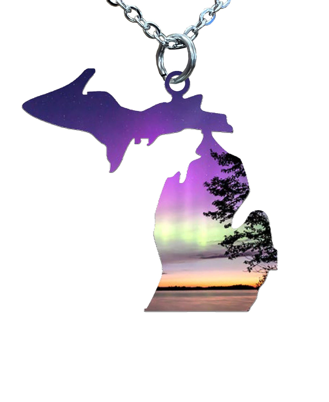 MI State, Morning Light Large Necklace #4689X