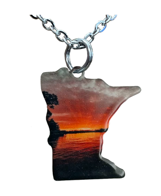 MN, Roberds Lake, Large Necklace #4745X