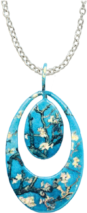 Almond Blossoms Necklace #4808X by d'ears