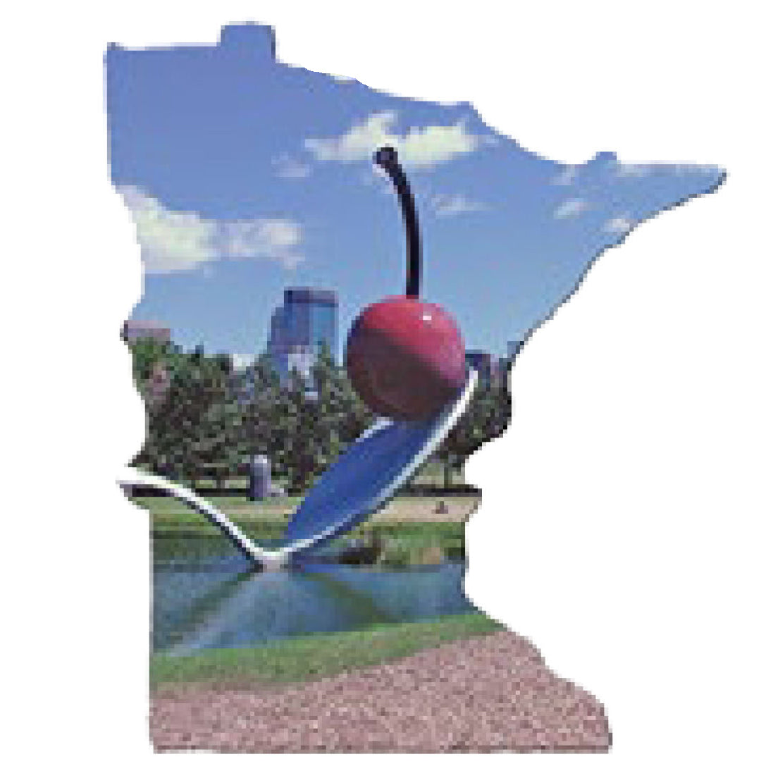 MN, Cherry on Spoon, Magnet #9539