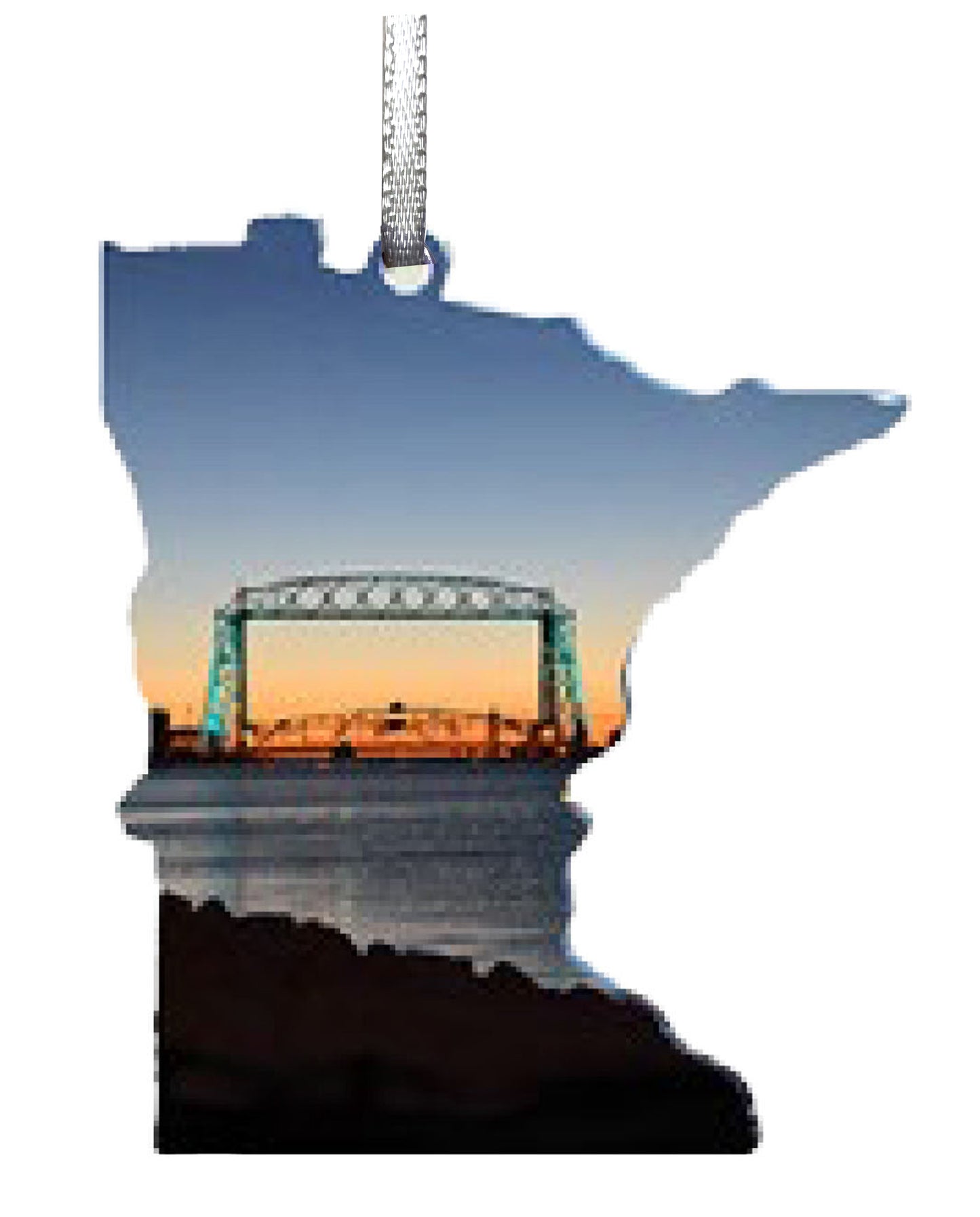 MN, Duluth Lift Bridge, Ornament 2.5 inch, #8043