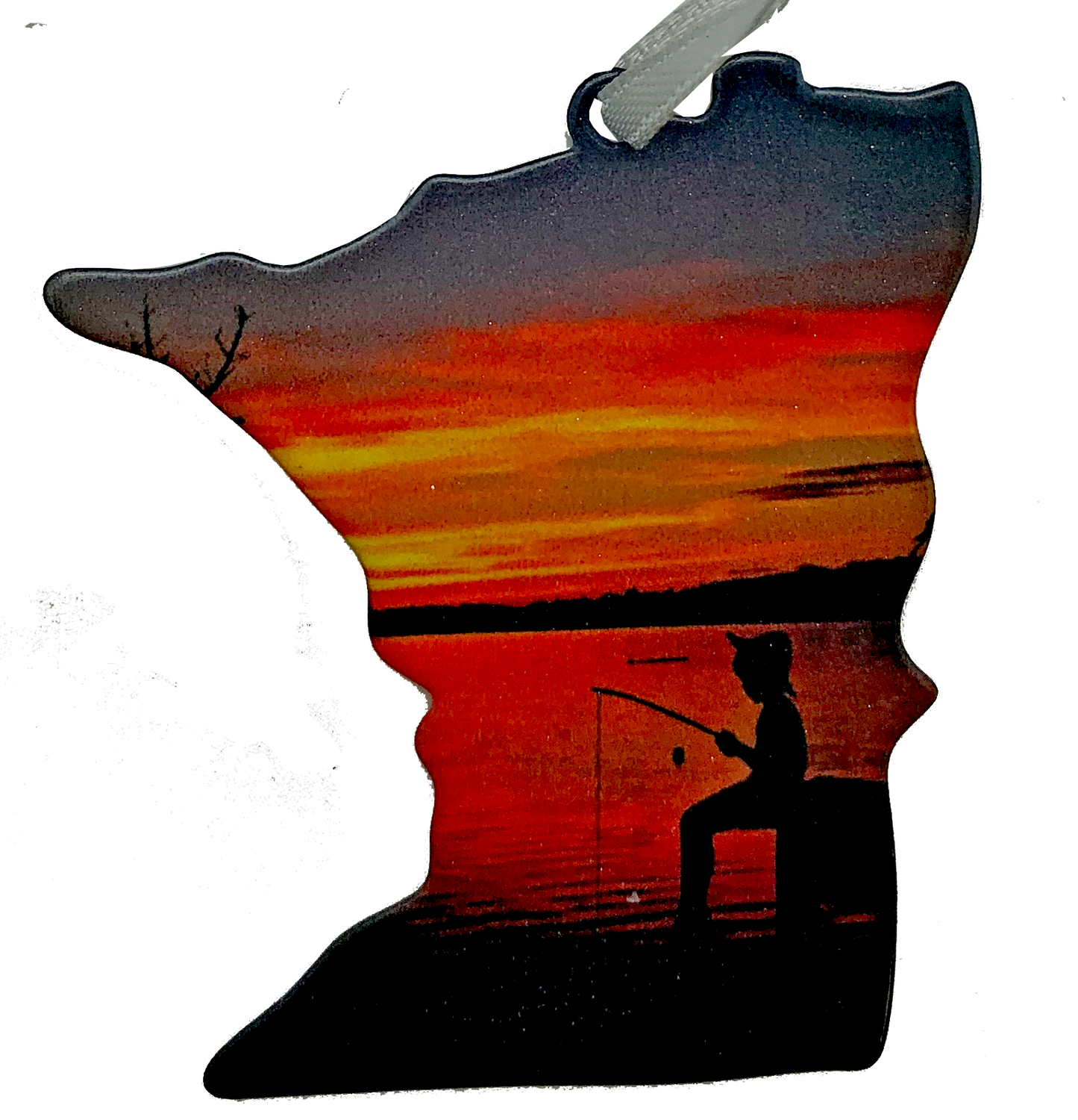 MN, Gone Fishing, ornament #8118