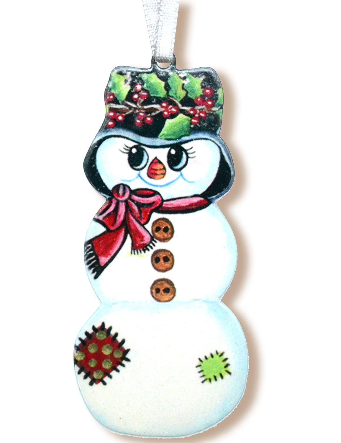 Snowlady 4 inch ornament