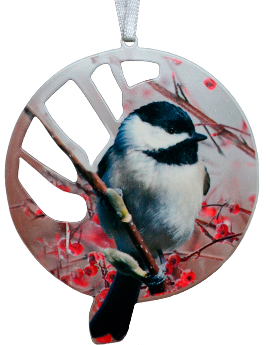 Chickadee 4 inch ornament, Item# 8234