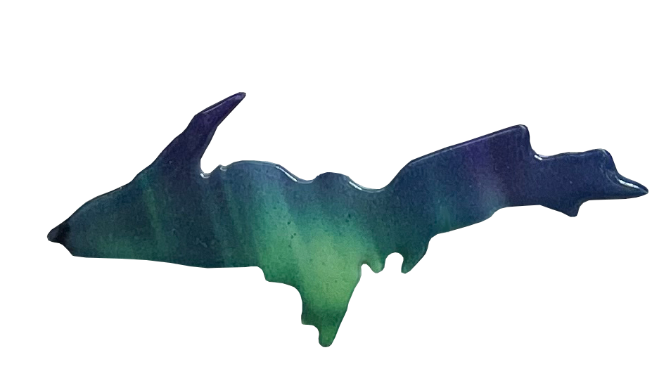 Upper MI, Candelabra Magnet #9580