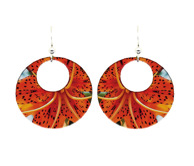 Tiger Lily earrings #2501 by d'ears