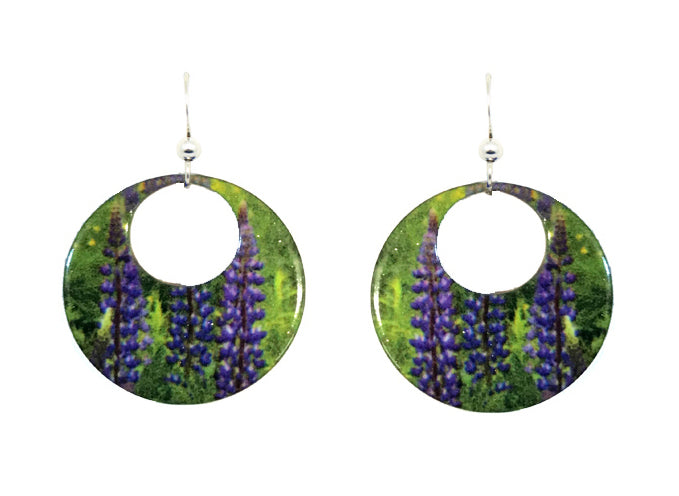 Lupine earrings #2505 by d'ears