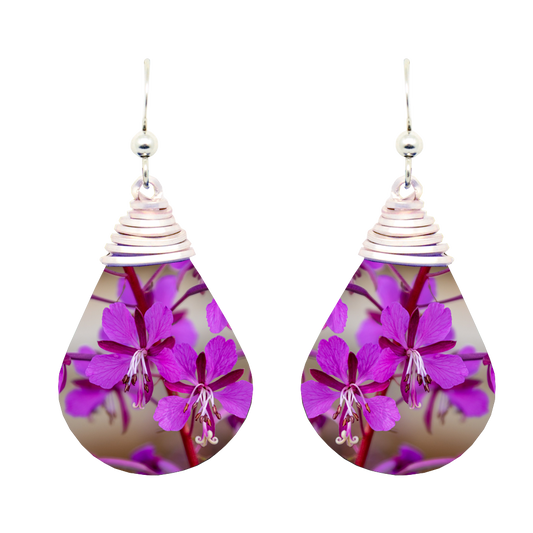 Fireweed Wired Earrings #2569S by d'ears