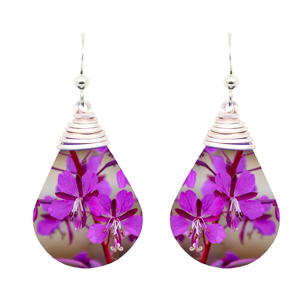 Fireweed Wired Earrings #2569S by d'ears