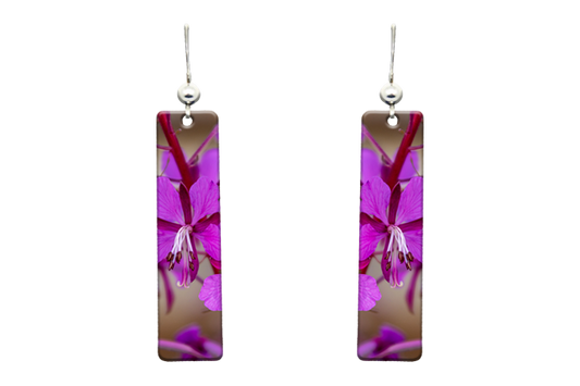 Fireweed earrings #2572 by d'ears