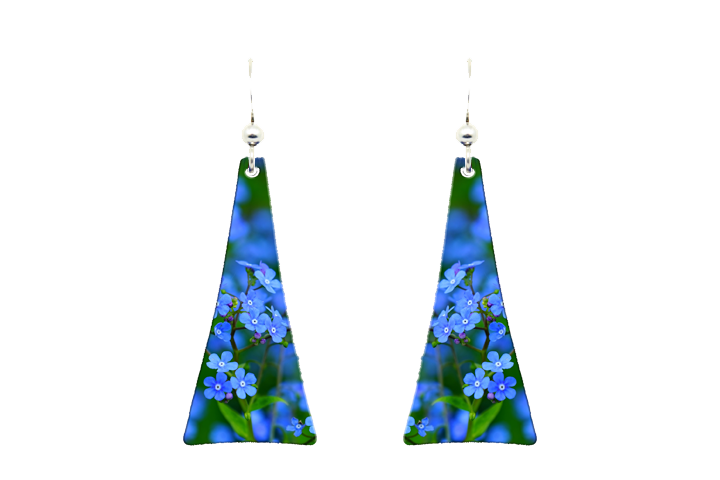 Forget Me Not Earrings #2576 by d'ears