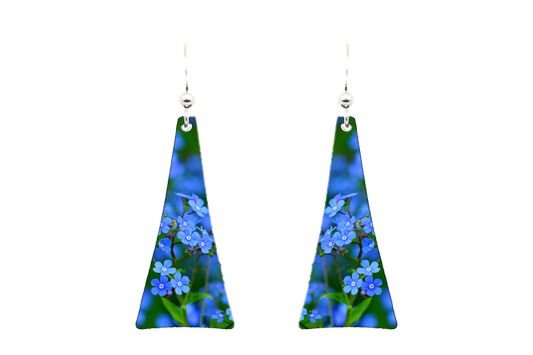 Forget Me Not Earrings #2576 by d'ears