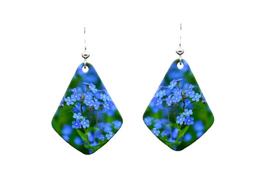 Forget Me Not Earrings #2577 by d'ears