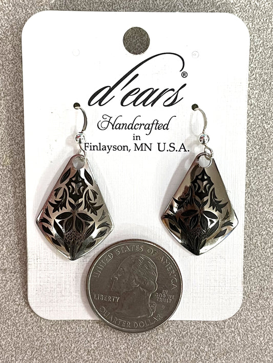 Engraved Fancy earrings, d'ears #2726