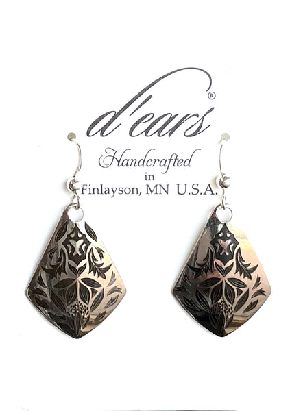 Engraved Fancy earrings, d'ears #2726