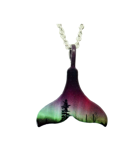 Forest of Lights Whale Tail Necklace #4430X