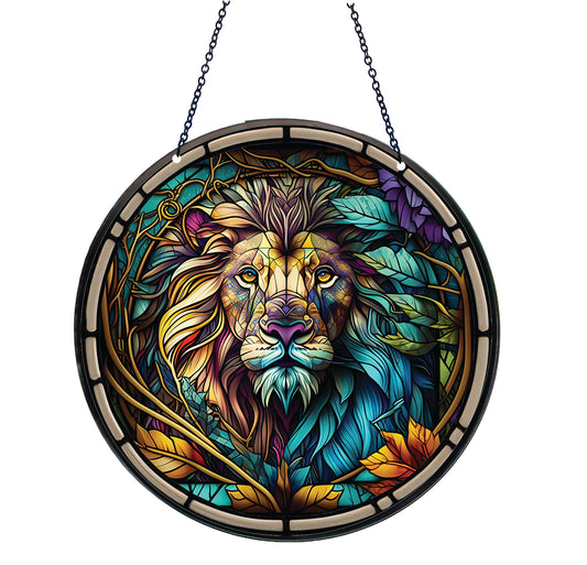 Lion Acrylic Suncatcher with Chain #SC261 by d'ears