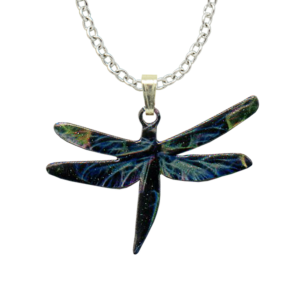 Aurora Dragonfly Necklace #N4111X by d'ears