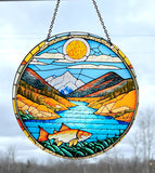 Salmon Suncatcher #SC146 by d'ears