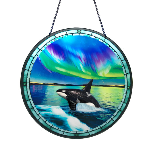 Orca Acrylic Suncatcher #SC147 by d'ears