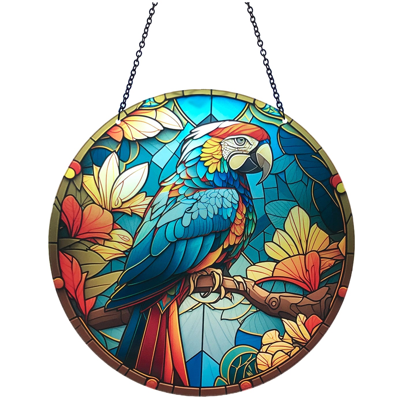 Parrot Acrylic Suncatcher with Chain #SC151 by d'ears