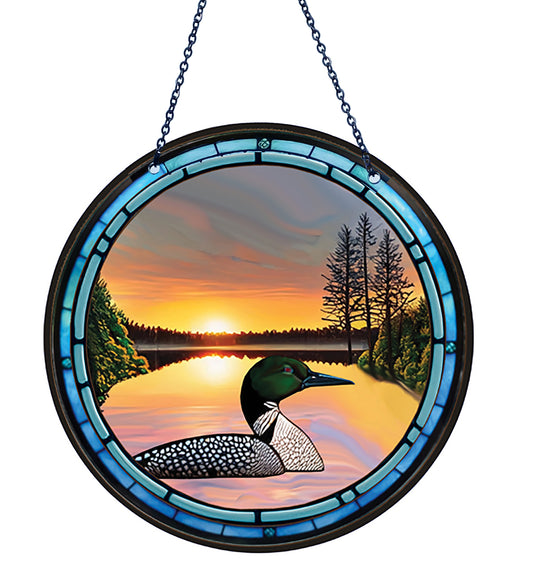 Loon Acrylic Suncatcher with chain #SC154 by d'ears