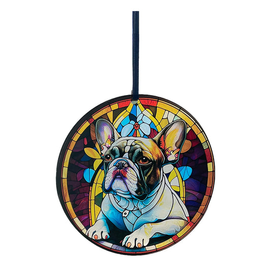Frenchie, Acrylic Window Ornament #SC161