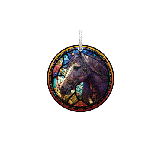 Colorful Horse, Acrylic Window Ornament #SC186