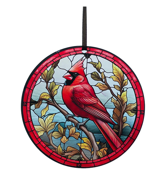 Cardinal, Acrylic Window Ornament #SC188