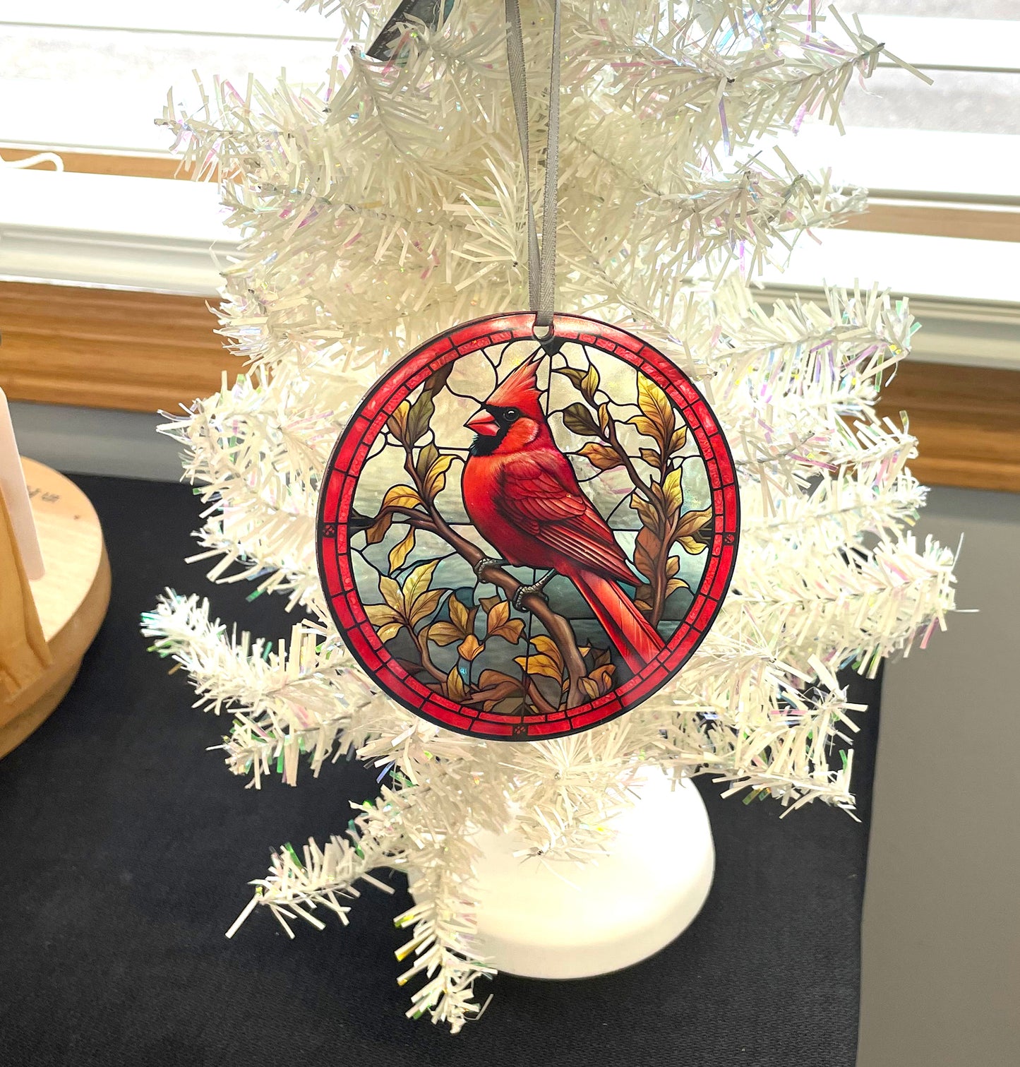 Cardinal, Acrylic Window Ornament #SC188