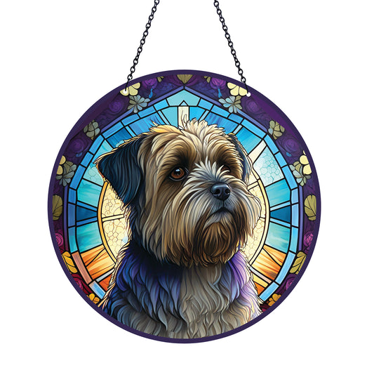 Yorkshire Terrier Acrylic Suncatcher with Chain #SC207 by d'ears