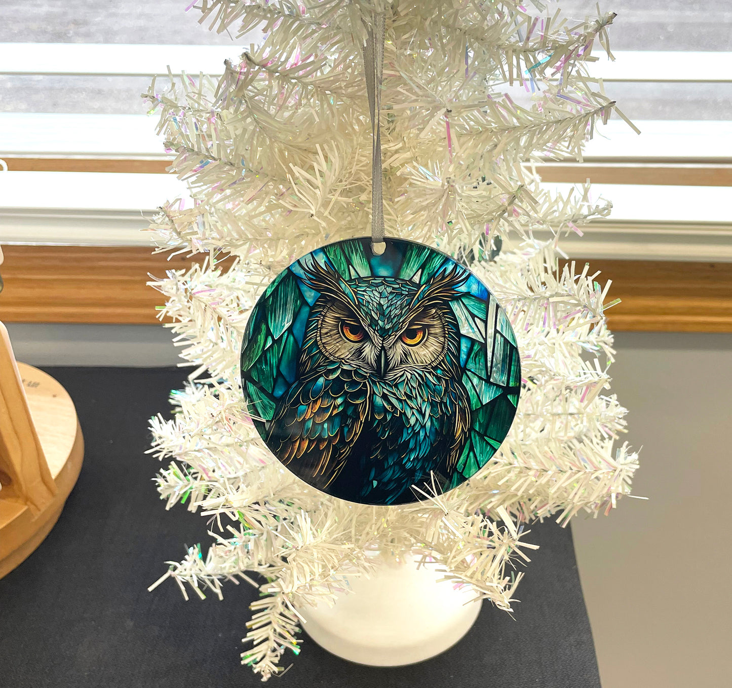 Owl Acrylic Window Ornament #SC214