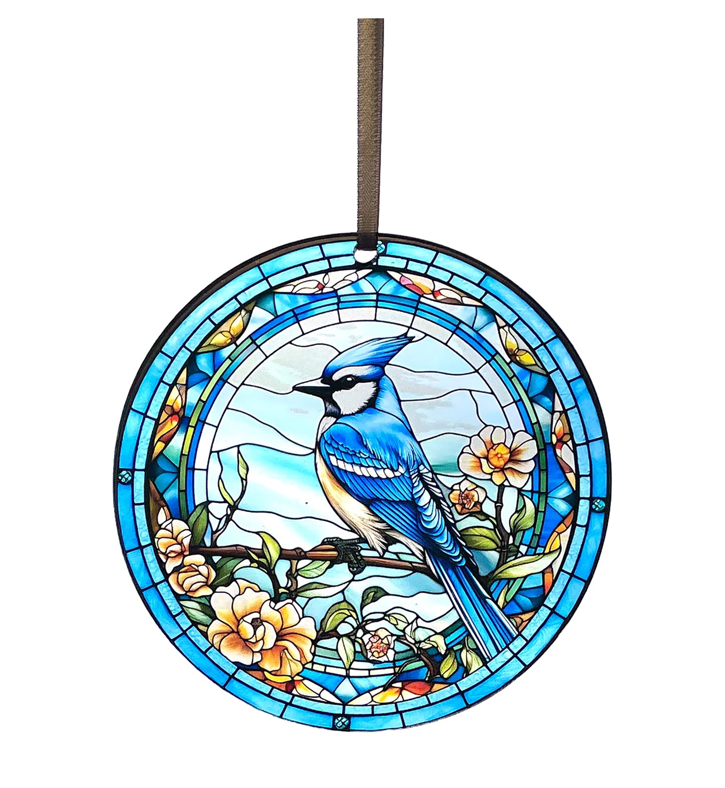 Blue Jay, Acrylic Window Ornament #SC217