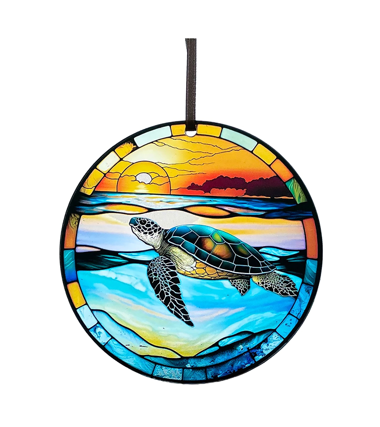 Sea Turtle, Acrylic Window Ornament #SC240