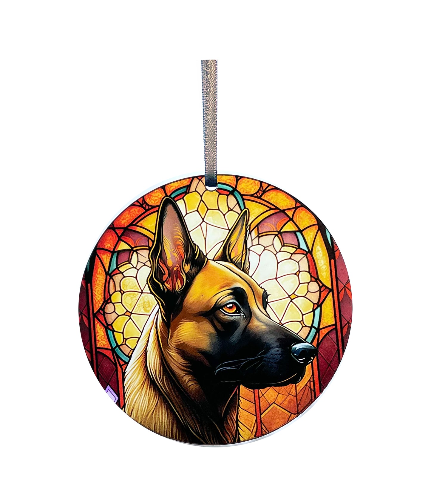 Malinois, Acrylic Window Ornament #SC241 by d'ears