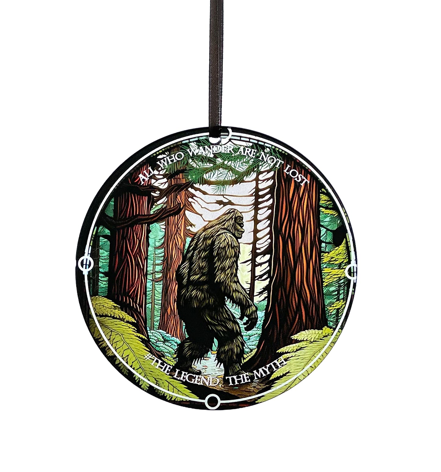 Sasquatch, Acrylic Window Ornament #SC243