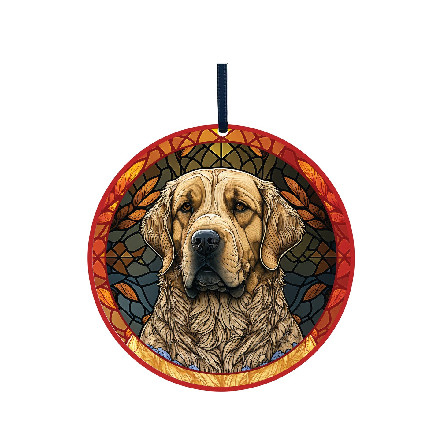 Fall Retriever, Acrylic Window Ornament #SC246