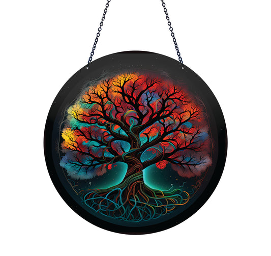 Tree of Life Acrylic Suncatcher with Chain #SC272 by d'ears, made in the USA